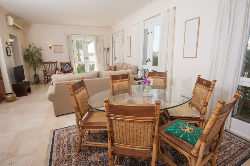 Lounge living area showing interior design of a luxury villa